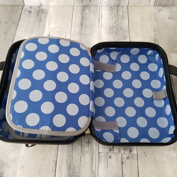 Heys USA Britto Collection Heart Hard Case Cosmetic Makeup Luggage - Picture 6 of 10